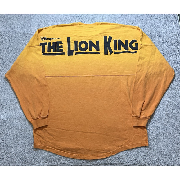 The Lion King Shirt Large Orange Sunset Disney Spirit Jersey Long Sleeve - Picture 1 of 16